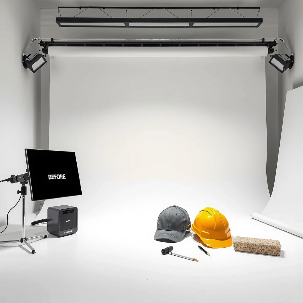 Before: Post-construction mess