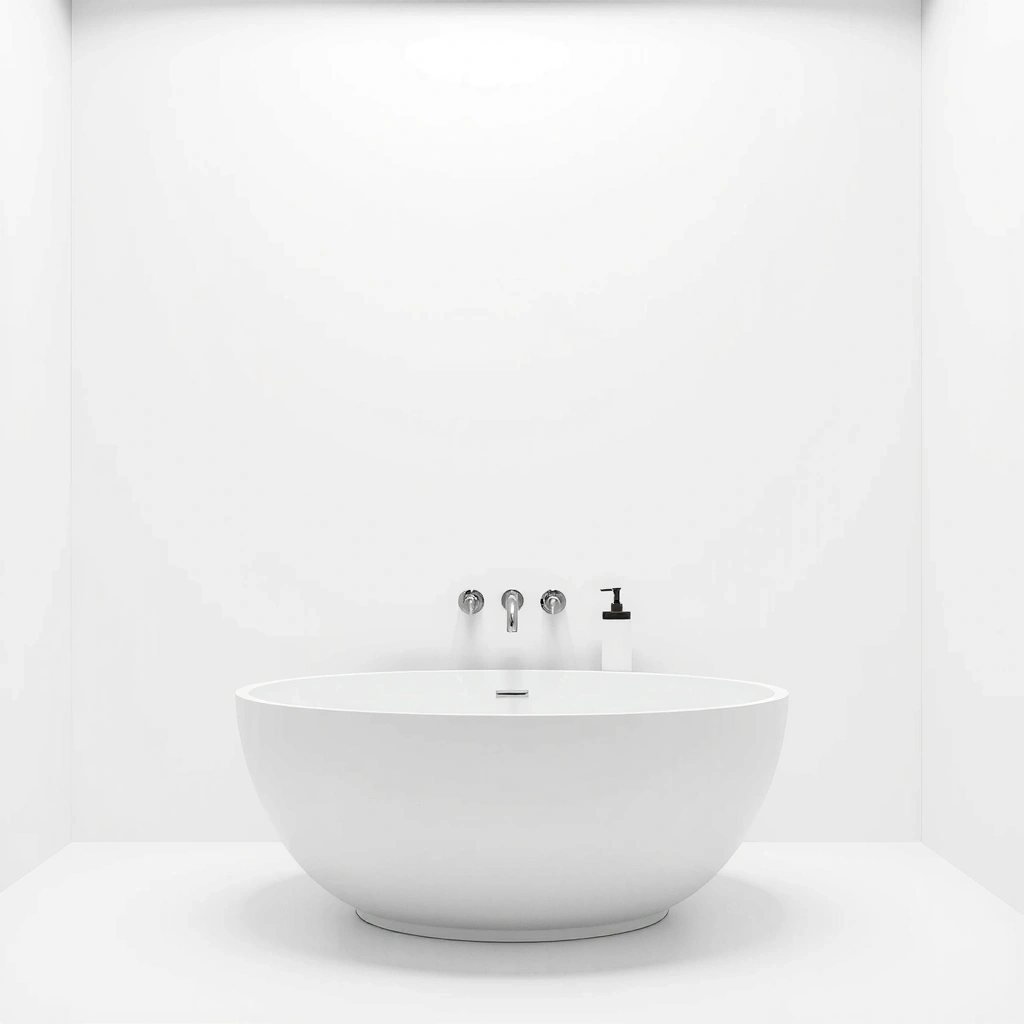 Before: Dirty bathroom